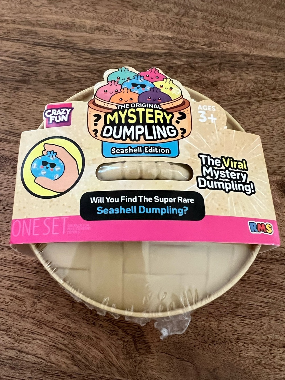 NEW AUTHENTIC Viral RMS Squishy Dumpling from Five Below - Seashell Rare series